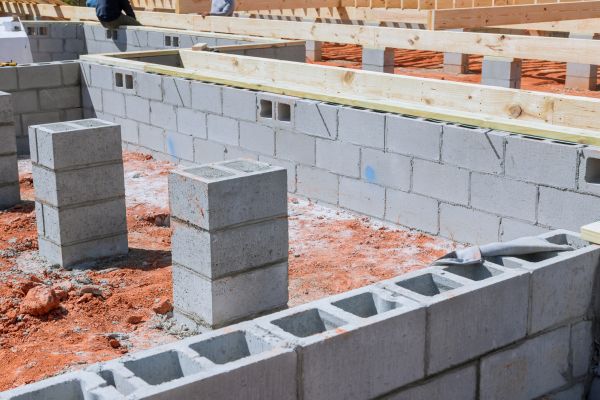 Cement Block Installation in Sarasota