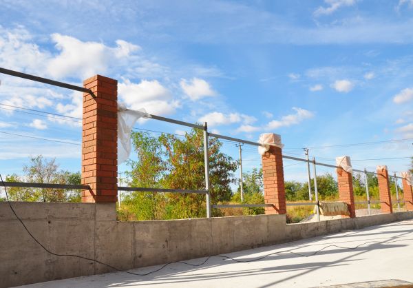 Brick Pillar Installation in Sarasota